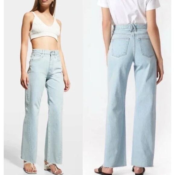 NEW Slvrlake Grace Twisted Seam Jeans in Hard Luck Women's Size 25 - Picture 1 of 8